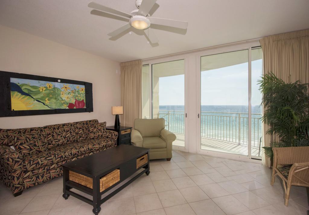 0505 - 2B/2 Bath With Bunks - Gulf Front Balcony - Living Room Faces The Gulf - thumb 3