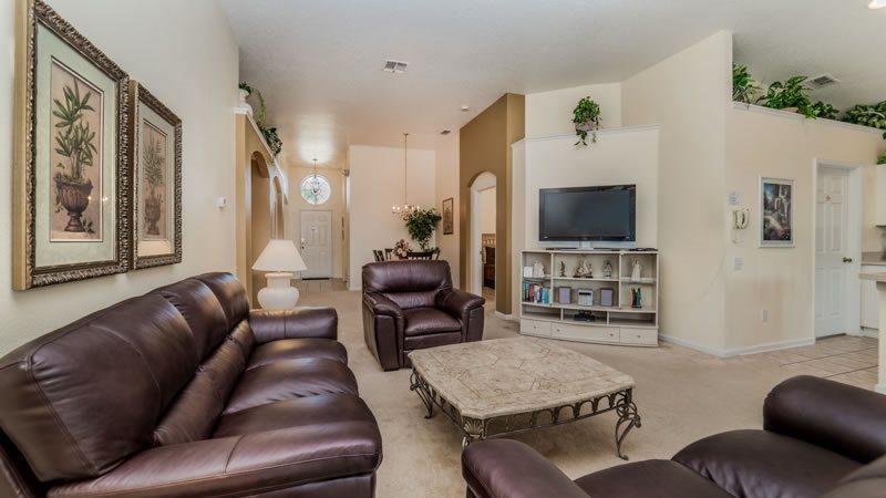 Elegant 4 Bedroom Villa With South Facing Pool In Kissimmee Resort - thumb 0